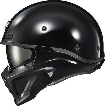 Covert X Open Face Helmet Gloss Black 2x
