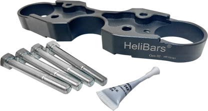 Handlebar Risers Black Suz