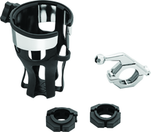 Kuryakyn Reflex Drink Holder With Bar Mount Universal Chrome