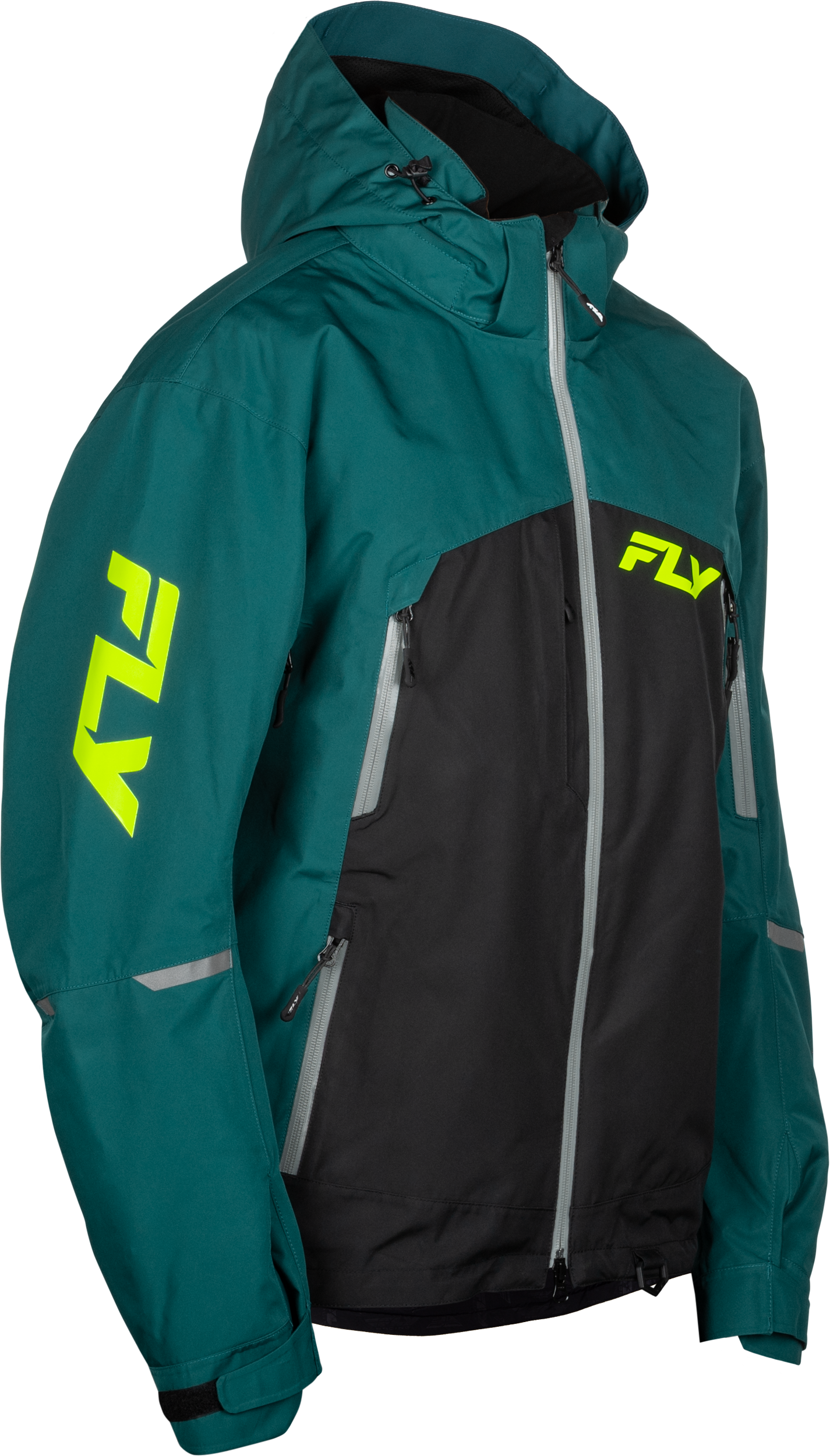 Incline Jacket Teal/Black Md