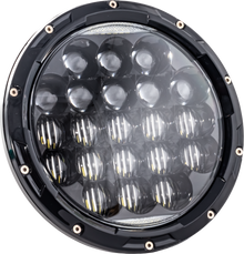 7" Led Aggressive Hdlight Blk Indian