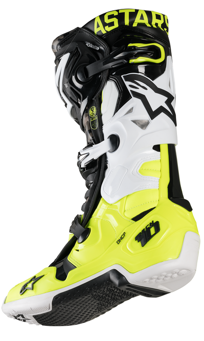Tech 10 Boot Le Ams21 Black/Yellow Flou/White Sz 11