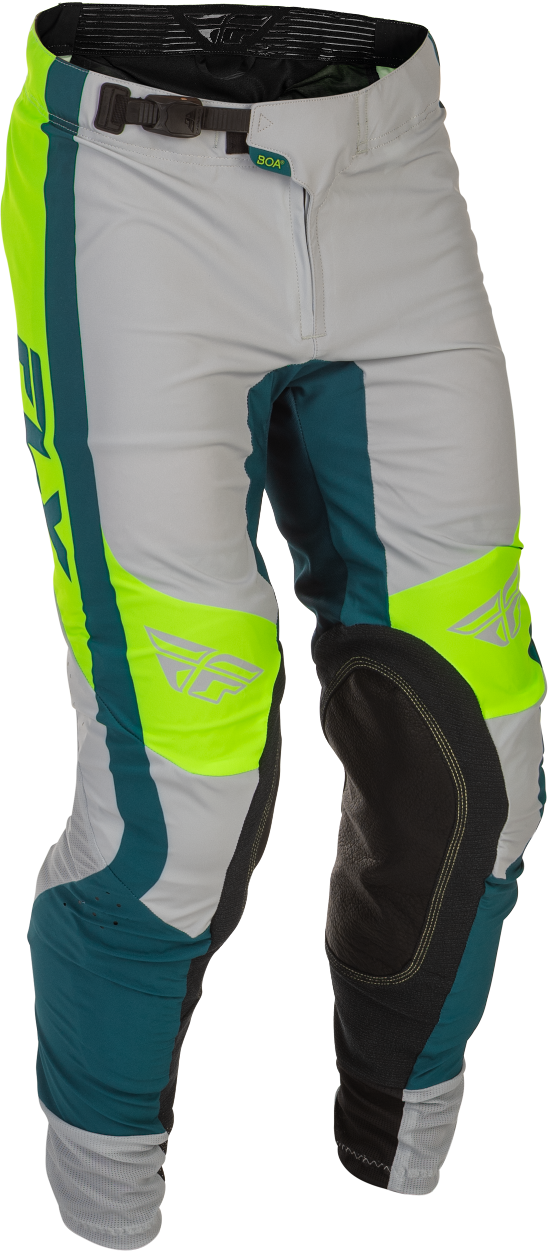 Youth Lite Pants Grey/Lime/Teal Sz 26