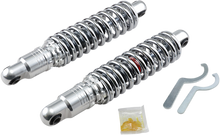 DRAG SPECIALTIES SHOCKS Premium Ride-Height Adjustable Shocks - 13" - Heavy Duty - Chrome C16-0157H