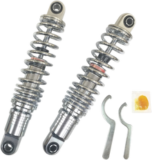DRAG SPECIALTIES SHOCKS Premium Ride-Height Adjustable Shocks - 13" - Heavy Duty - Chrome C16-0163H