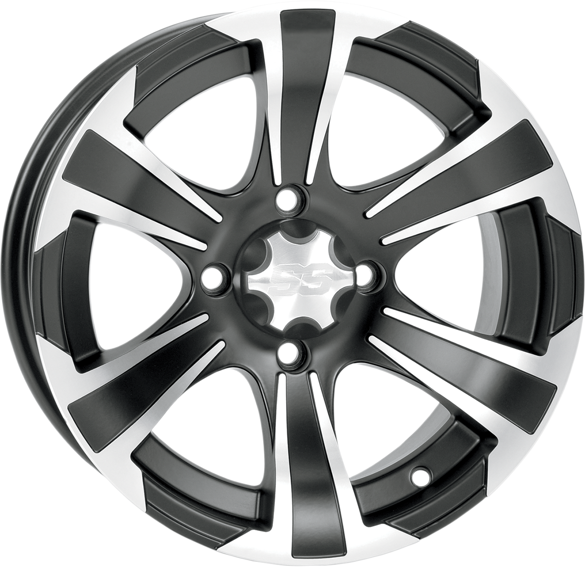 ITP Wheel - SS312 - Rear - Black Machined - 14x8 - 4/110 - 3+5 1428446536B