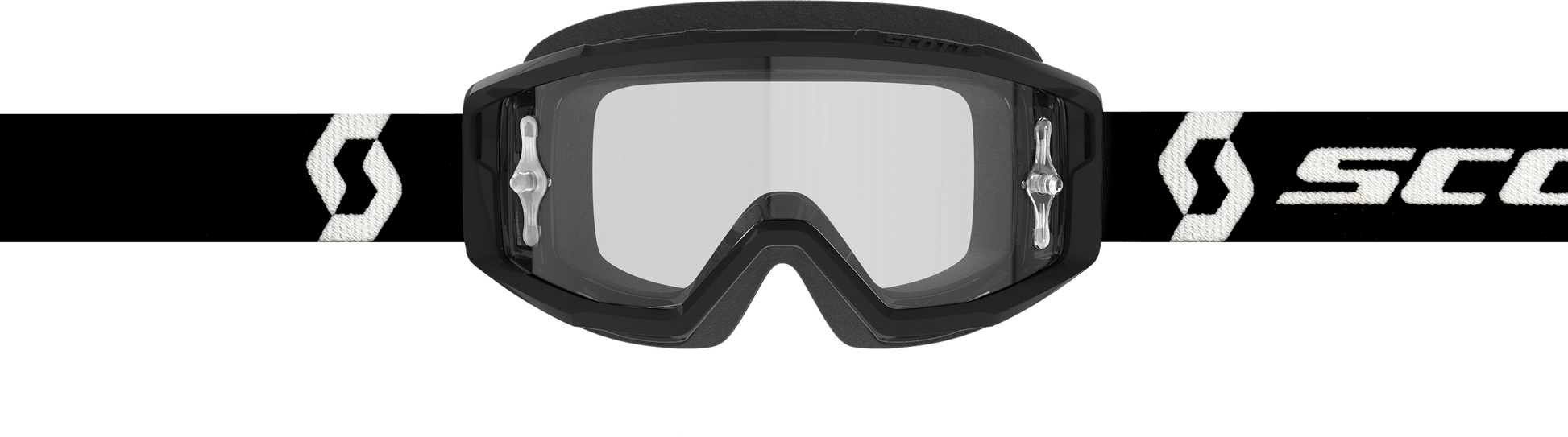 Primal Goggle Black/White Clear Works