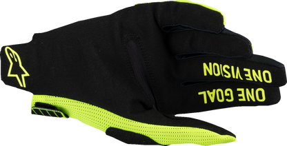ALPINESTARS Radar Pro MX Gloves - Fluo Yellow - Small 3560325-55-S