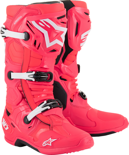 ALPINESTARS Tech 10 Boots - Diva Pink/White - US 10 / EU 44.5 2010020-3812-10