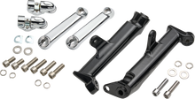 CIRO Frame Mounted Adjustable Highway Peg Mount - Standard - Chrome 60101