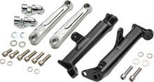 CIRO Frame Mounted Adjustable Highway Peg Mount - Extended - Chrome 60601