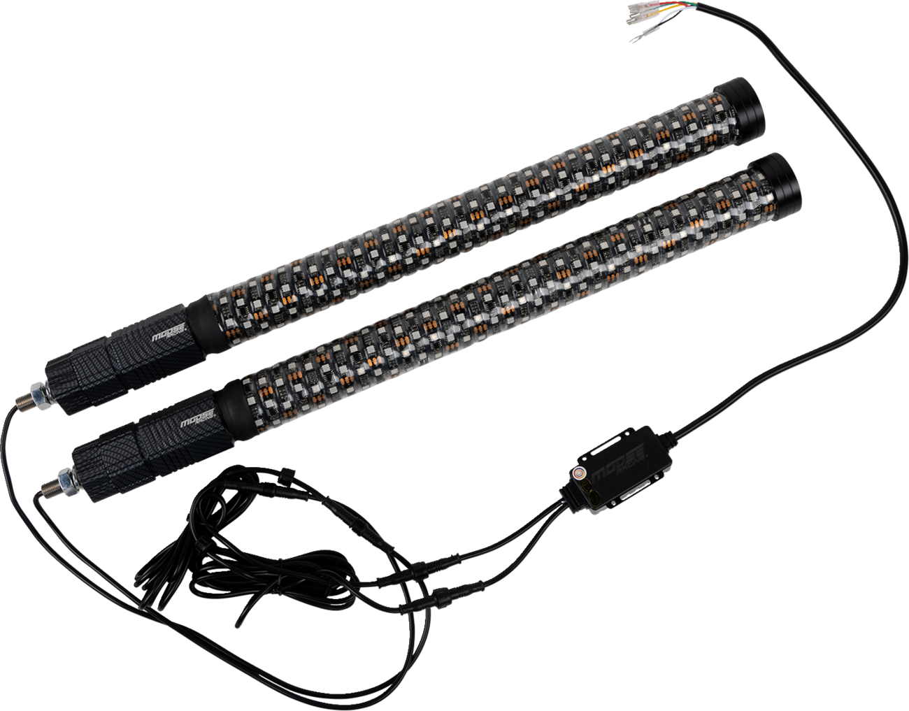 MOOSE OFFROAD Quick Release Whip - 2' - Pair PQR-CHSBTR1.8-122-PU