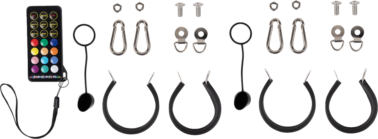 MOOSE OFFROAD Quick Release Whip - 2' - Pair PQR-CHSBTR1.8-122-PU