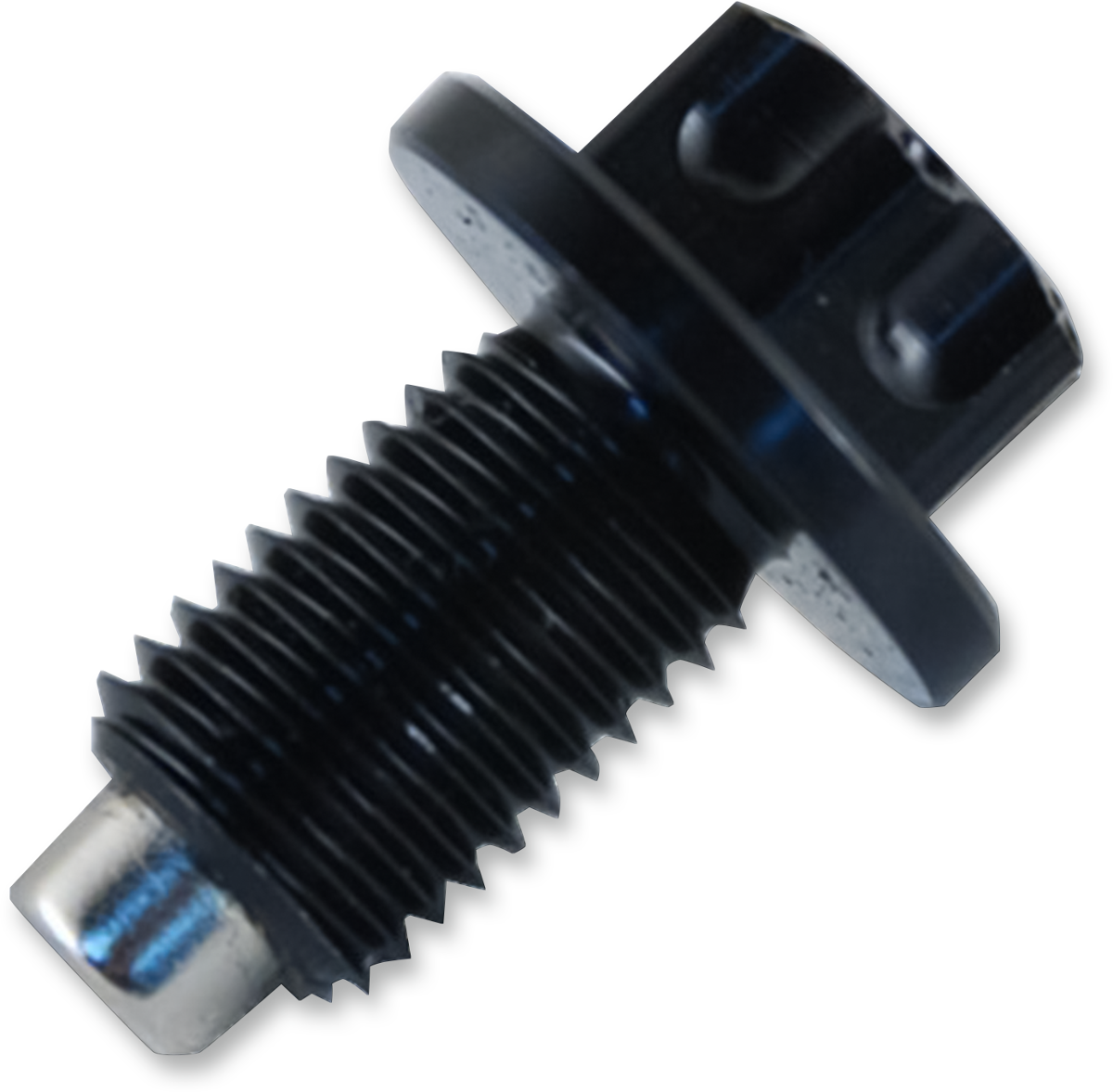 PSR Magnetic Drain Plug - M12 x 1.50 x 21 mm - Black - Honda - Kawasaki - Suzuki 00-01947-22