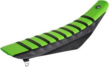 FLU DESIGNS INC. Pro Rib Seat Cover - Green/Black - '16-'21 25505