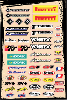 FLU DESIGNS INC. Decal Logo Kit - A 00502