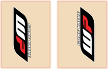 FLU DESIGNS INC. Upper Fork Decal - WP - Red/Black 01018