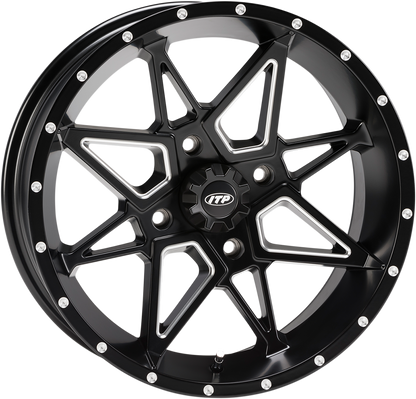 ITP Wheel - Tornado - Front/Rear - Black - 14x7 - 4/156 - 4+3 1421952727B