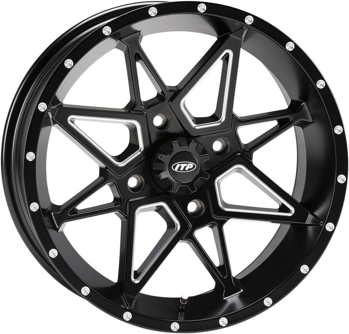 ITP Wheel - Tornado - Front/Rear - Black - 14x7 - 4/4 - 4+3 1421953727B