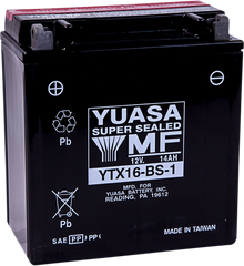 YUASA AGM Battery - YTX16-BS - .78 L YUAM32X61