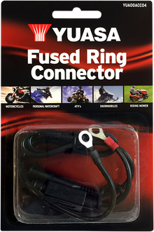 YUASA Ring Connector - Battery Charger/Fused - 3-Amp YUA00ACC04