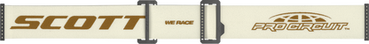 SCOTT Prospect Pro Circuit Amplifier Goggle - Beige/White/Brown - Gold Chrome Works Lens 423514-1074324