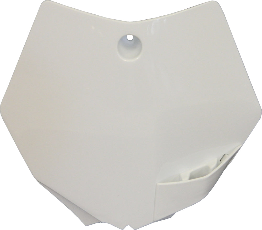 Front Number Plate White