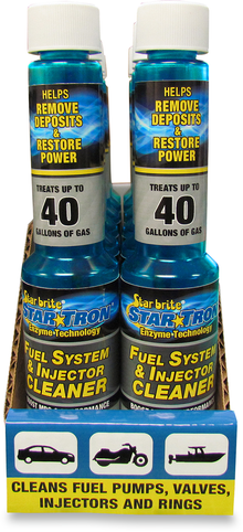 STAR TRON Fuel Treatment/Cleaner - 4 U.S. fl oz. - 12 Pack with Display 096699