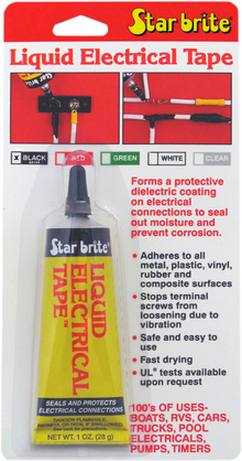 STAR BRITE Liquid Sealant - Black - 1 oz. net wt 84154