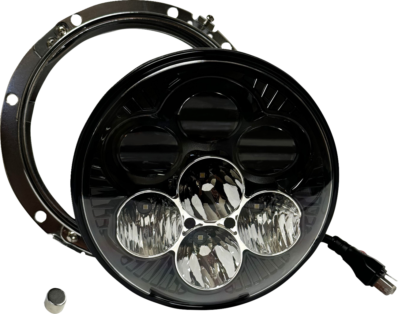 CUSTOM DYNAMICS Headlight - Shark Demon® - LED - Color Changing SD2-7-13