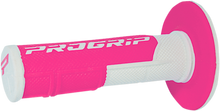 PRO GRIP 801 Hybrid Duo-Density Cross Grips - White/Fluorescent Pink PA080100BIFX