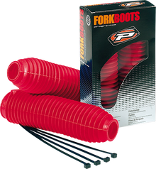 PRO GRIP Fork Boots - 42/45 mm - Red PA251045GORO