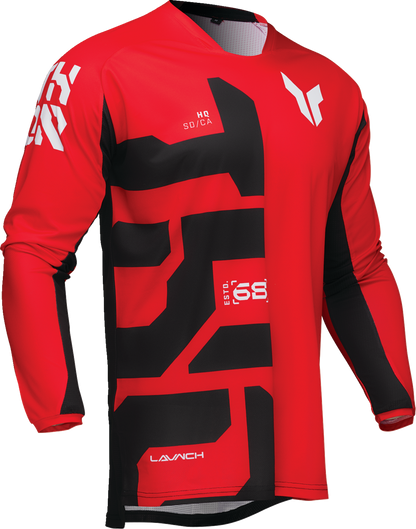 THOR Launchmode Forge Jersey - Red - Large 2910-8215