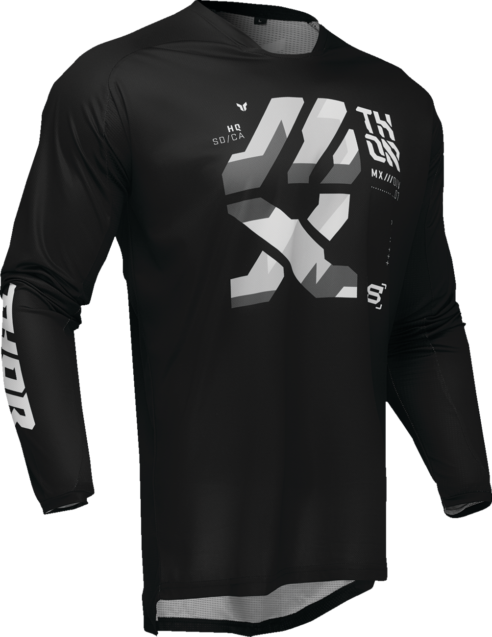 THOR Launchmode Brave Jersey - Black/Gray - Medium 2910-8220
