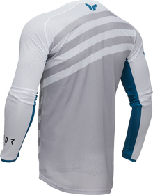 THOR Launchmode Air Raid Jersey - White/Gray - 3XL 2910-8255