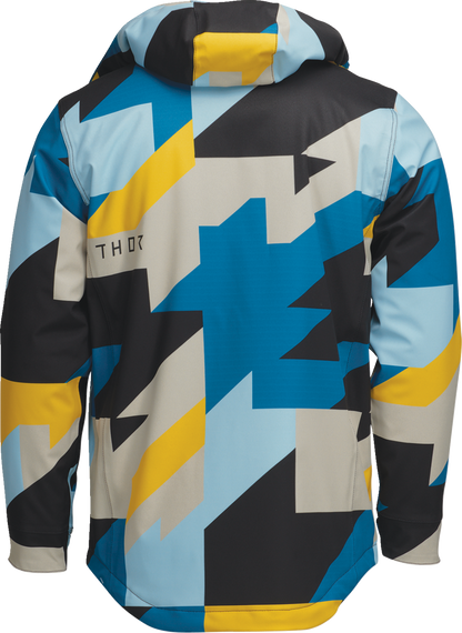 THOR Brave Tour Jacket - Blue/Yellow - 2XL 2920-0821