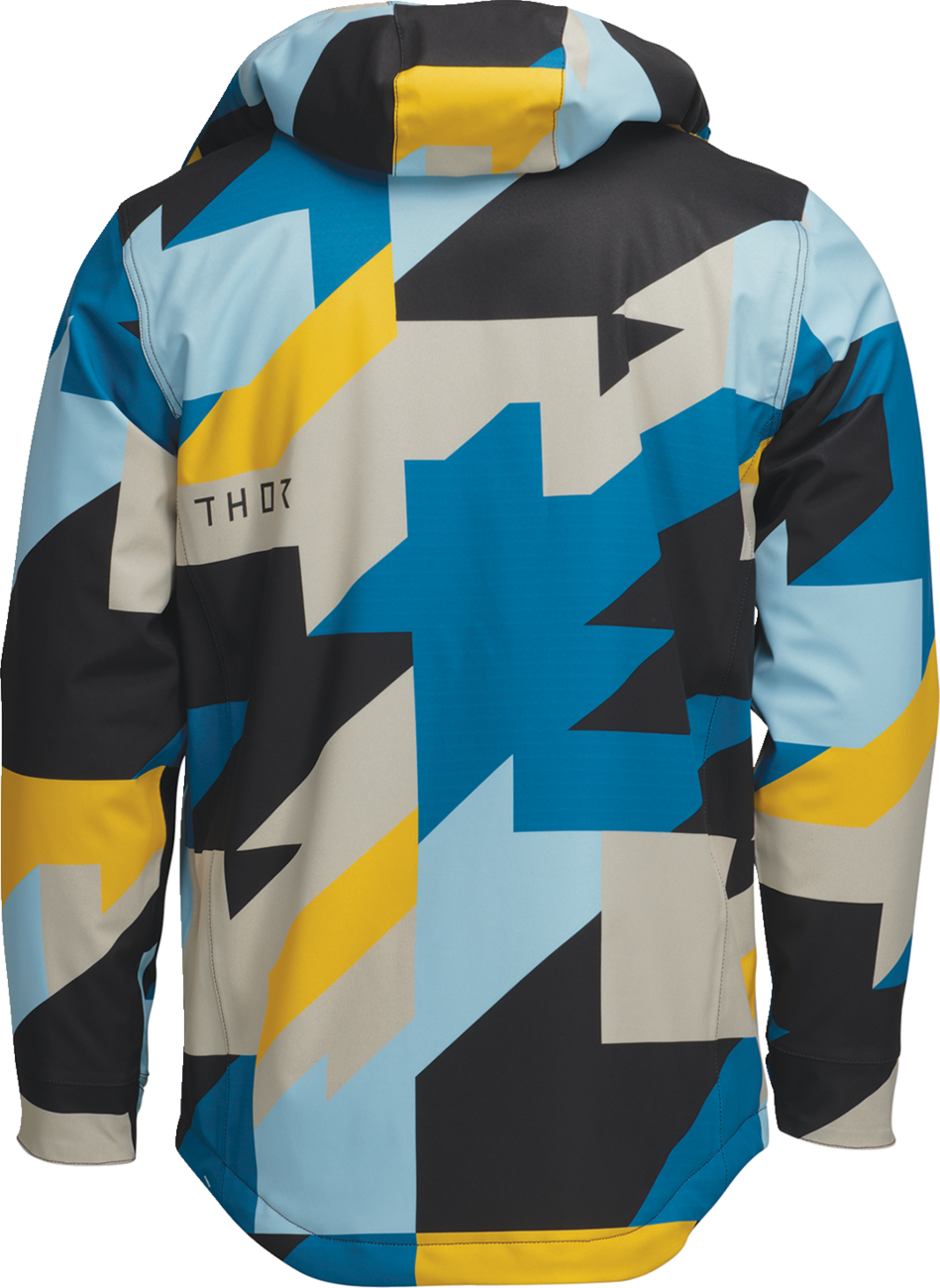 THOR Brave Tour Jacket - Blue/Yellow - Small 2920-0817