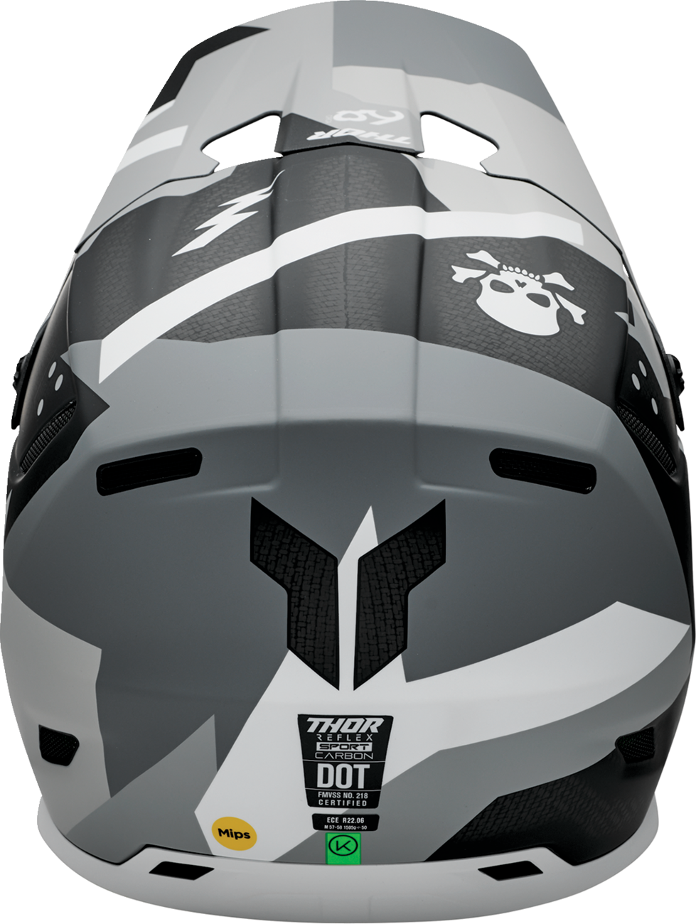 THOR Reflex Sport Helmet - Carbon Brave - MIPS® - Gray/White - Medium 0110-8759