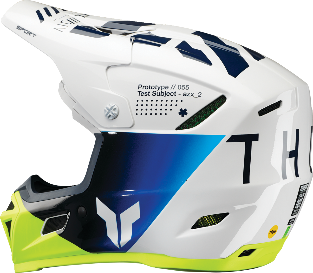 THOR Reflex Sport Helmet - Strike - MIPS® - Navy/Acid - Large 0110-8790