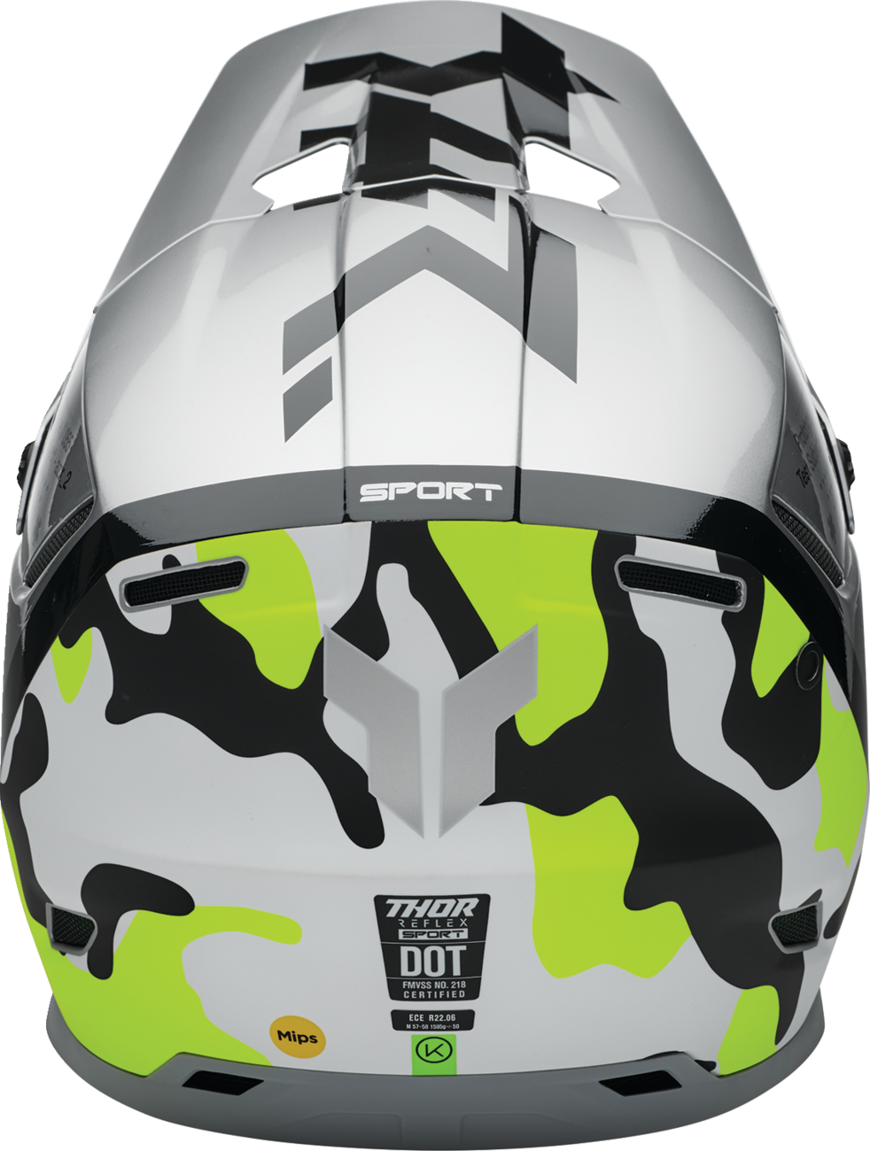 THOR Reflex Sport Helmet - Riot - MIPS® - Gray/Acid - XS 0110-8769