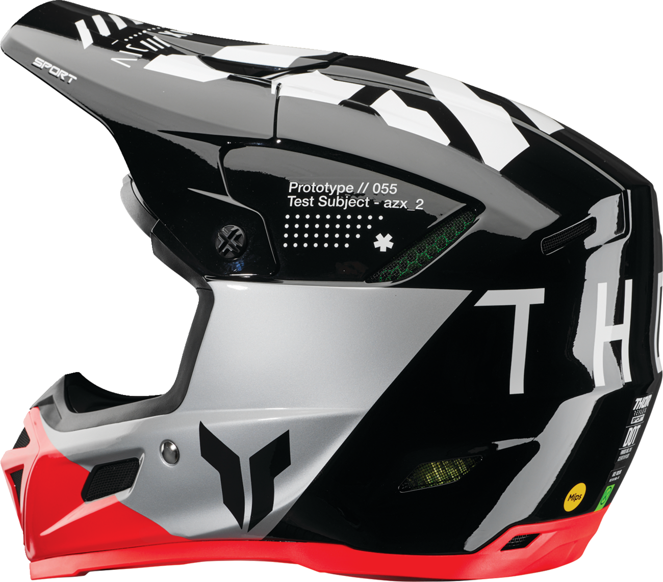 THOR Reflex Sport Helmet - Strike - MIPS® - Black/Red - XS 0110-8781