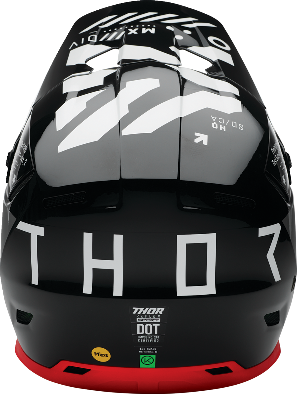 THOR Reflex Sport Helmet - Strike - MIPS® - Black/Red - Small 0110-8782