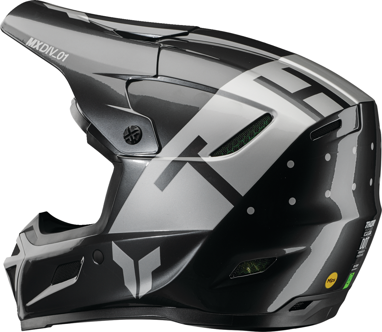 THOR Reflex Sport Helmet - Rogue - MIPS® - Charcoal/Silver - Small 0110-8794