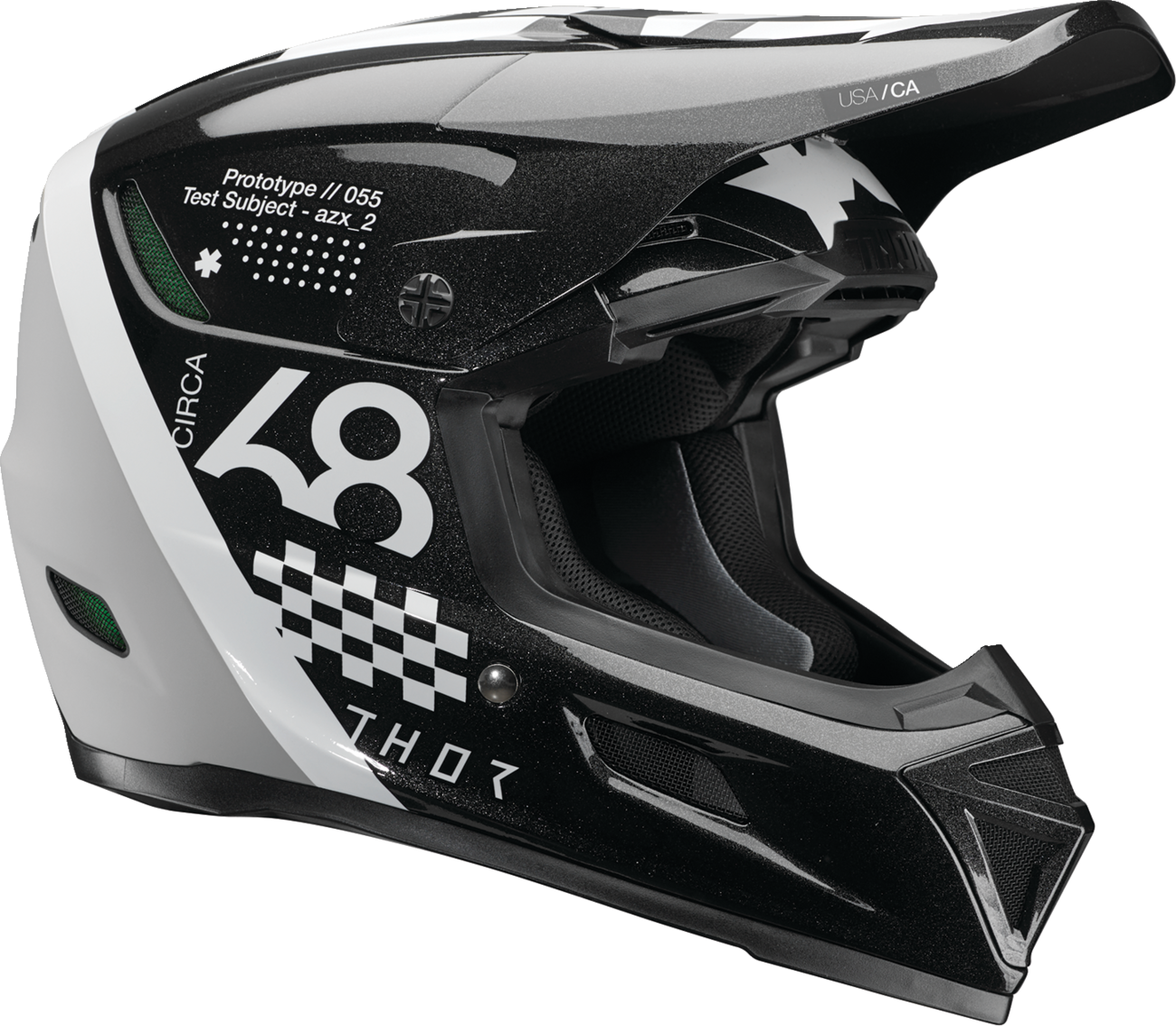 THOR Reflex Sport Helmet - Riot - MIPS® - Black/White - Large 0110-8778