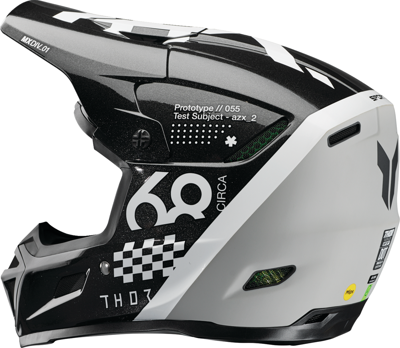 THOR Reflex Sport Helmet - Riot - MIPS® - Black/White - Medium 0110-8777
