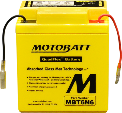Battery Mbt6n6 Sealed Factory Activated