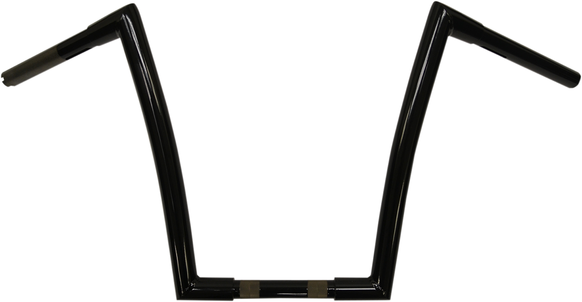 TODD'S CYCLE 1-1/4" Strip Handlebar - 14" Rise - Black 0601-2551