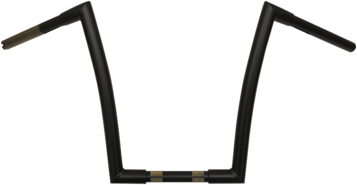 TODD'S CYCLE 1-1/4" Strip Handlebar - 14" Rise - Flat Black 0601-2552