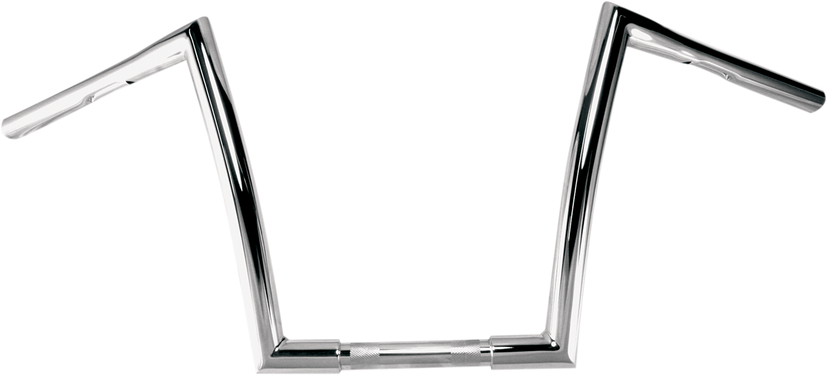 TODD'S CYCLE 1-1/4" Strip Handlebar - 12" Rise - Chrome 0601-2711