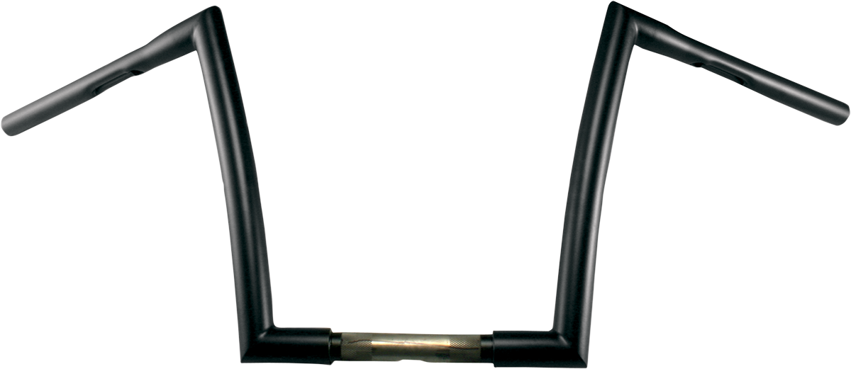 TODD'S CYCLE 1-1/4" Strip Handlebar- 17" Rise - Flat Black 0601-2715